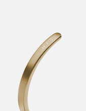 Load image into Gallery viewer, Singular Cuff - Matte Brass, worn