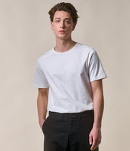 Load image into Gallery viewer, 215 Loopwheeled Classic Fit Midweight T-Shirt - White, worn