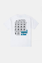 Load image into Gallery viewer, Edmmond Studios Music Center Tee in white, back print