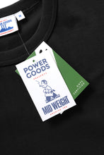 Laden Sie das Bild in den Galerie-Viewer, Power Goods Archive T-Shirt Black - back