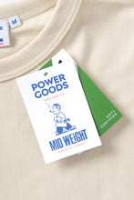 Laden Sie das Bild in den Galerie-Viewer, Power Goods Archive T-Shirt Putty - detail