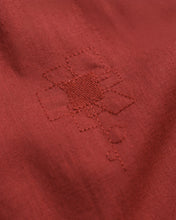 Load image into Gallery viewer, Embroidered Abstract Flower Shirt- Red