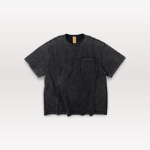 Load image into Gallery viewer, OG Stone Washed Pocket Tee - Black