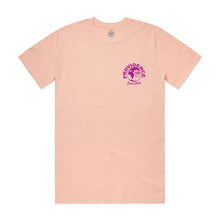 Load image into Gallery viewer, Globe Logo T-Shirt - Pale Pink / Grape