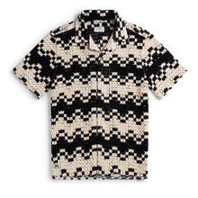 Load image into Gallery viewer, Naples Crochet Shirt - Black / Ecru