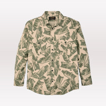 Load image into Gallery viewer, Lightweight Alaskan Guide Shirt - Khaki / Boat Print