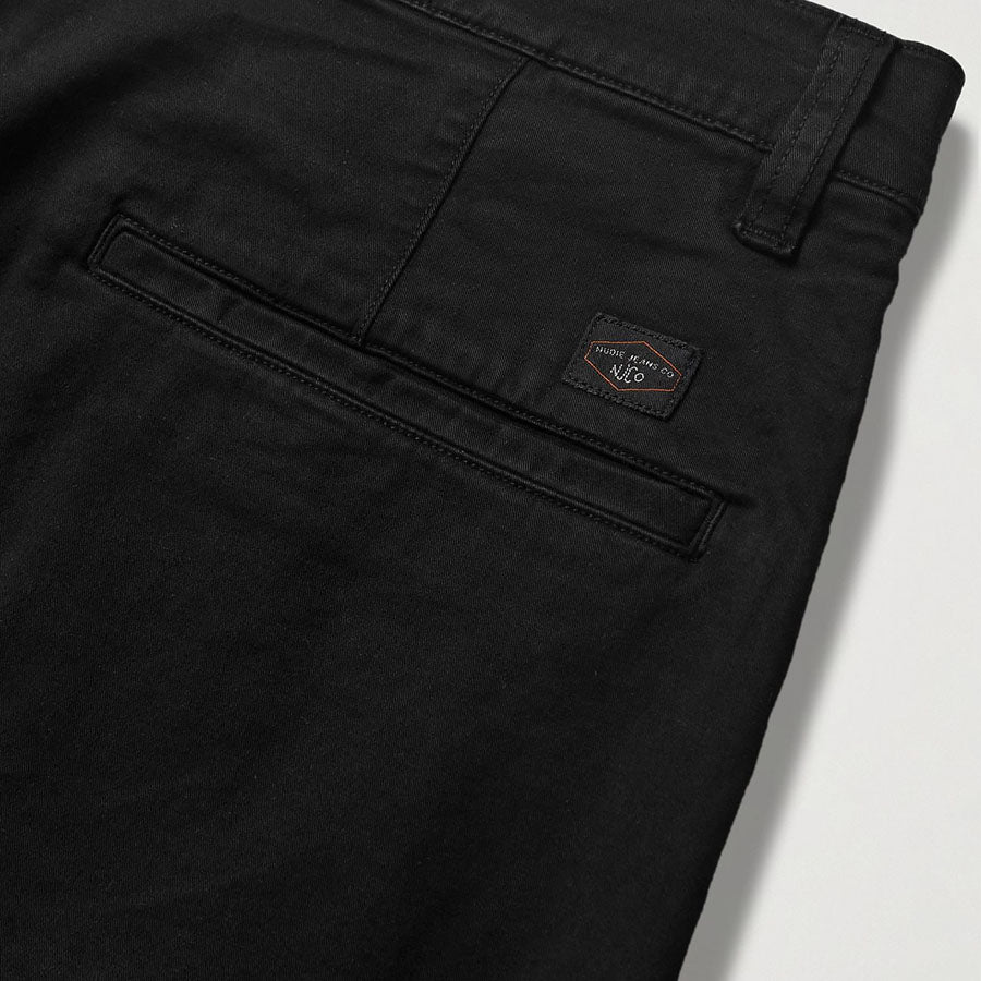 Nudie Easy Alvin Black Chinos