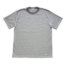 Load image into Gallery viewer, Striped Heritage T Shirt - Misty Grey / Milk
