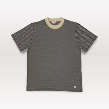 Cargar imagen en el visor de la galería, Striped Heritage T Shirt - Gravel / Marine Deep Navy