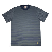 Load image into Gallery viewer, Striped Heritage T Shirt - Marine Deep / Chimera