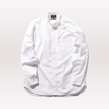 Load image into Gallery viewer, Band Collar Classic Fit Shirt - White