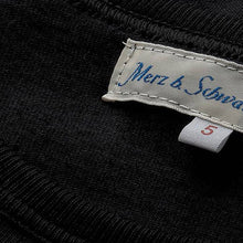 Load image into Gallery viewer, 1950s Loopwheeled Classic Fit Lightweight T-Shirt - Deep Black