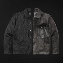 Load image into Gallery viewer, Tin Cloth Short Lined Cruiser Jacket - Black
