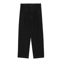 Load image into Gallery viewer, Canal Pleated TwillForm Pant - Black