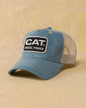 Load image into Gallery viewer, Avery Ranch CAT Trucker Hat - Blue Denim