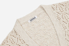 Load image into Gallery viewer, Classic Cardigan - Ecru Flamme Lace Knit