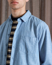 Load image into Gallery viewer, Day Shirt - Allure Blue Chambray Slub