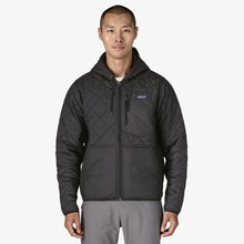 Load image into Gallery viewer, Diamond Quilted Bomber Hoody - Black