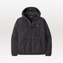 Load image into Gallery viewer, Diamond Quilted Bomber Hoody - Black