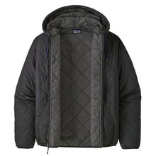 Load image into Gallery viewer, Diamond Quilted Bomber Hoody - Black
