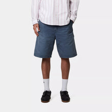 Load image into Gallery viewer, Single Knee Short - Dusky Blue Stone Canvas