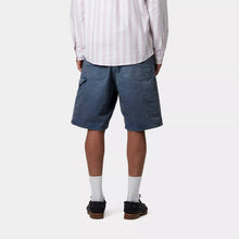 Load image into Gallery viewer, Single Knee Short - Dusky Blue Stone Canvas