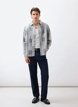 Load image into Gallery viewer, Epigraph Patchwork Pearce Shirt - Blue