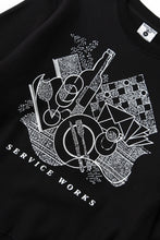 Load image into Gallery viewer, Frequent Flyer Crewneck- Black