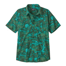 Load image into Gallery viewer, Go To Shirt - Cliffs & Waves: Conifer Green