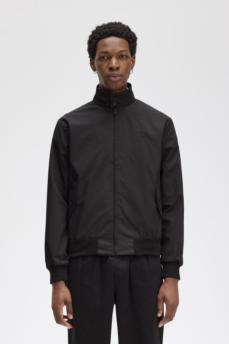 Fred Perry Made In England Harrington Jacket - Black