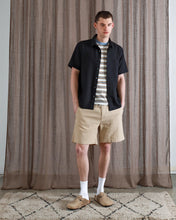 Load image into Gallery viewer, Classic Short Sleeve Shirt- Meteorite Black Herringbone