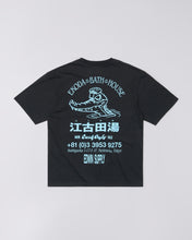 Load image into Gallery viewer, Edwin Ekoda Bath House T-Shirt Black back