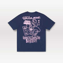 Laden Sie das Bild in den Galerie-Viewer, Edwin Soba Yasube T-Shirt Maritime Blue back
