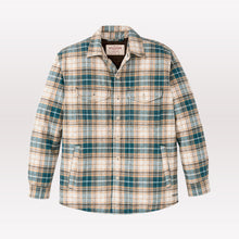 Load image into Gallery viewer, Insulated Flannel Jac-Shirt - Teal / Khaki Plaid