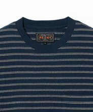 Load image into Gallery viewer, Jacquard Pocket Tee - Navy