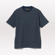 Load image into Gallery viewer, Jacquard Pocket Tee - Navy