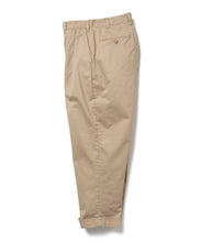 Load image into Gallery viewer, 2 Pleats Twill Trousers - Khaki