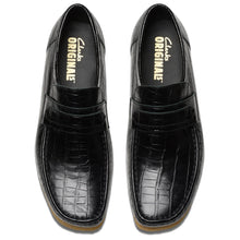Load image into Gallery viewer, Wallabee Loafer - Black Croc
