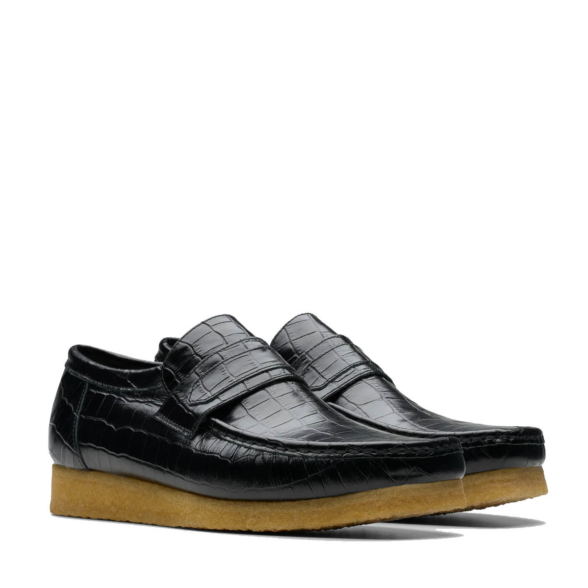Clarks Originals Wallabeeloafer - Black Croc