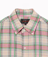 Load image into Gallery viewer, Classic Fit Madras Shirt - Pink / Green