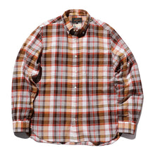 Load image into Gallery viewer, Madras Check Button Down Shirt - Brown / Tan