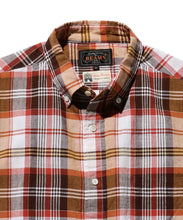 Load image into Gallery viewer, Madras Check Button Down Shirt - Brown / Tan