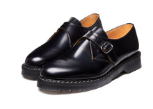 Load image into Gallery viewer, Single Buckle Monk Shoe - Hi-Shine Black