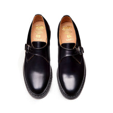 Load image into Gallery viewer, Single Buckle Monk Shoe - Hi-Shine Black