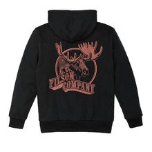 Load image into Gallery viewer, Prospector Embroidered Hoodie - Black Moose