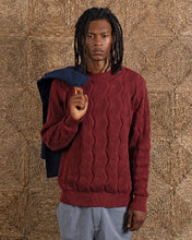 Load image into Gallery viewer, Murray Knit - Kingston Stripe Burgundy