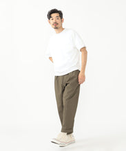 Load image into Gallery viewer, 2 Pleats Twill Trousers - Olive