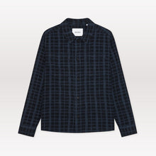 Load image into Gallery viewer, Textured Slub Overshirt - Dark Blue Night