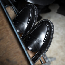 Load image into Gallery viewer, Penny Loafer - Hi-Shine Black