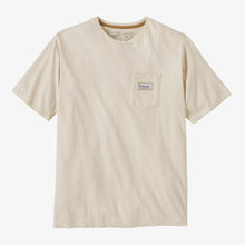 Load image into Gallery viewer, Water People Organic Pocket T Shirt - Undyed Natural